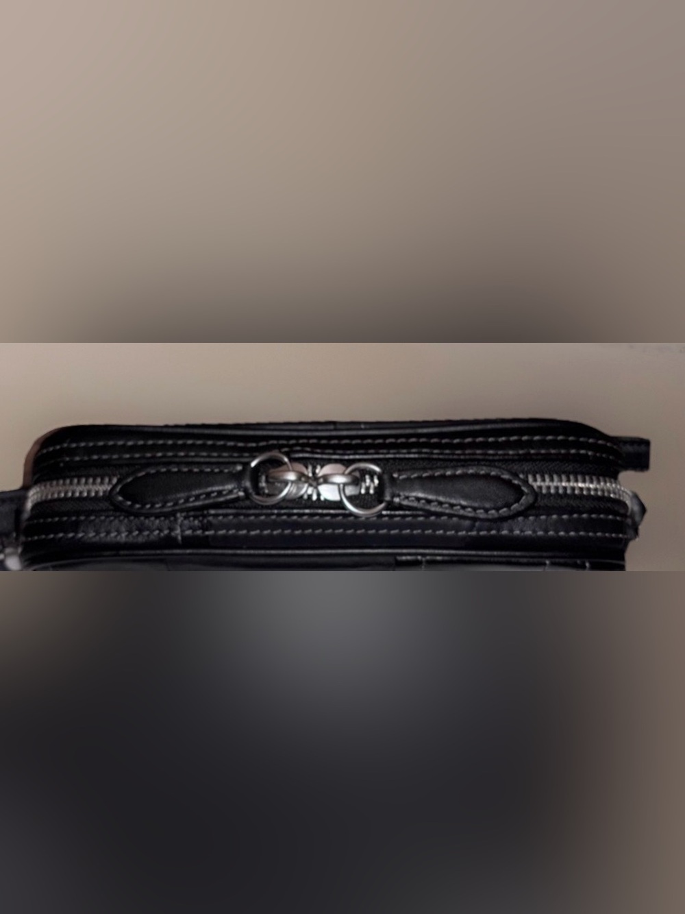 Coach Restored Harley Patchwork Black Shoulder Bag Care card EC MSRP 610 - Picture 13 of 15